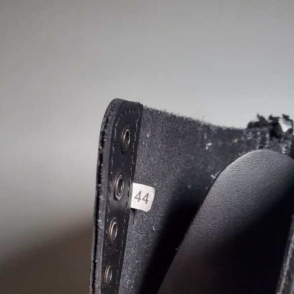 Grinders Herald Black Boots 14 Eye Formal Leather Military Uniform EU44 - Picture 14 of 16